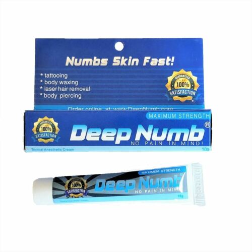 10g - 200g DEEPNUMB Skin Numb Numbing Cream Tattooing Piercings Waxing Laser