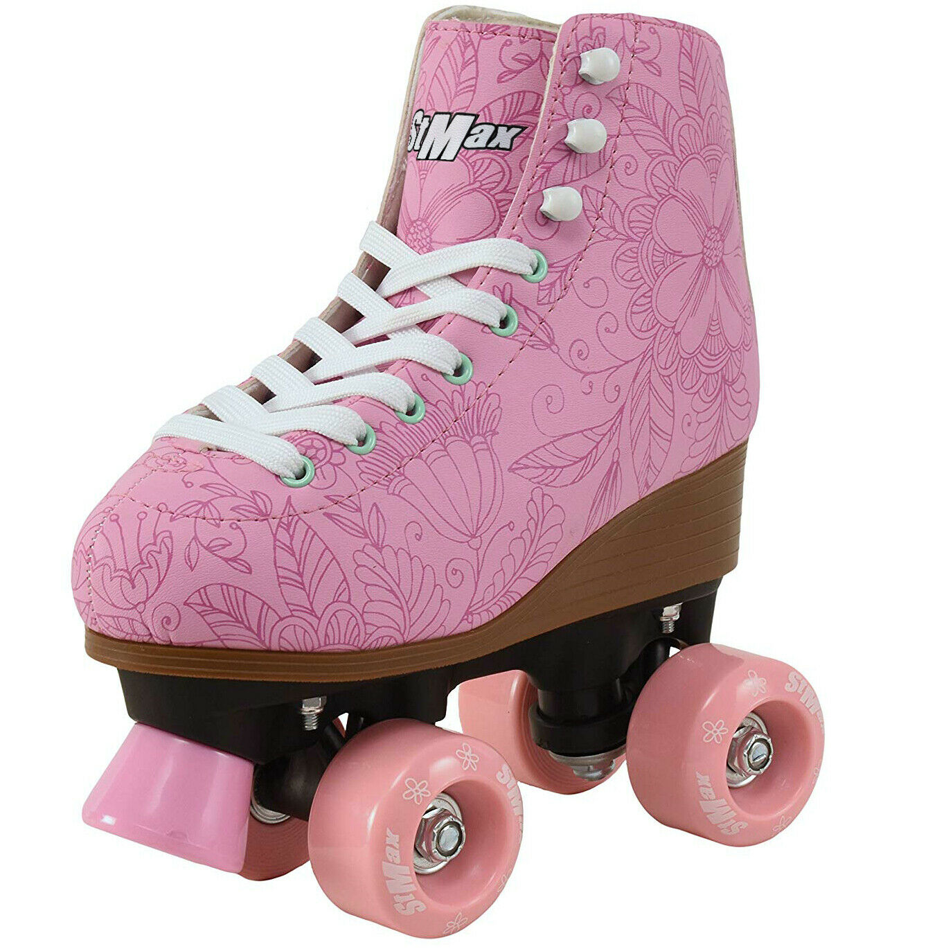 Quad Roller Skates for Girls and Women Size 2.5 Kids to 8.5 Women Outdoor Indoor