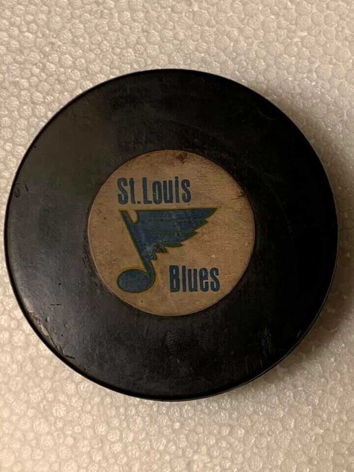 St. Louis Blues Art Ross Converse Rubber Front Screened Reverse Vintage Nhl Puck