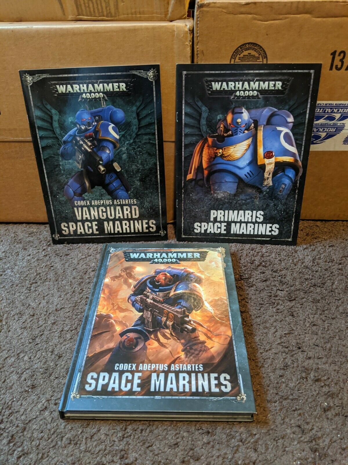 Games Workshop Warhammer 40k Space Marine Codex & Supplement Lot