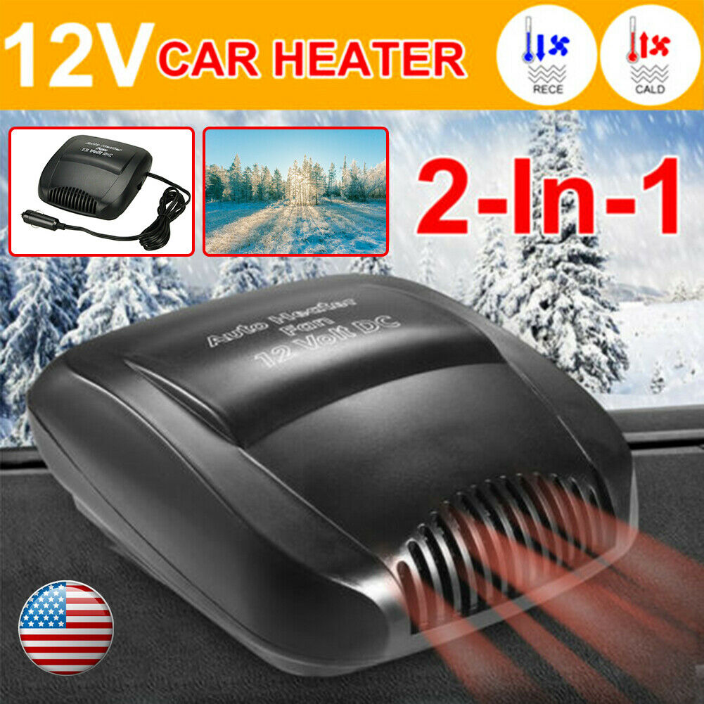 Portable Car Heater Cooling Fan Car Defroster 30 Seconds Fast Heating 12v 150w