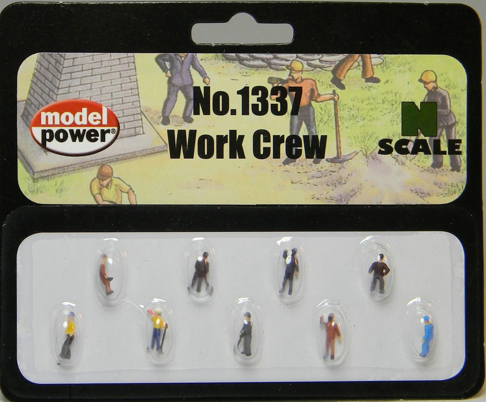 Nib N Model Power #1337 Work Crew 9 Pc Set