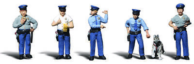Woodland Scenics N Scale Scenic Accents Figures/People Set Policemen/Cops (6)
