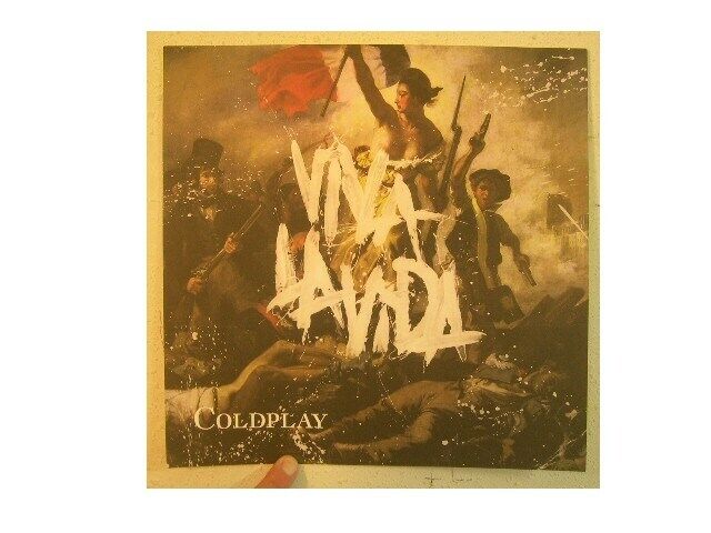 Coldplay Poster Viva La Vida One Sided Cold Play