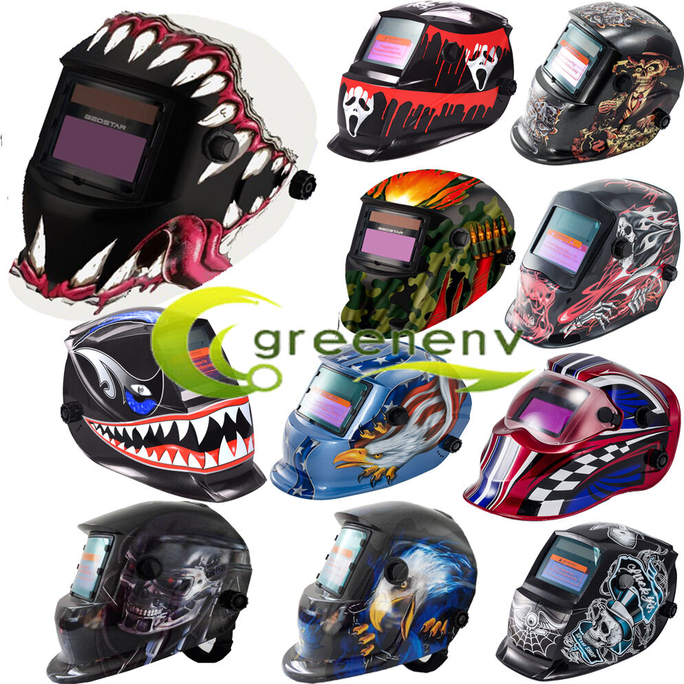 New Pro Auto Darkening Welding Helmet Arc Tig Mig Grinding Welders Mask Solar