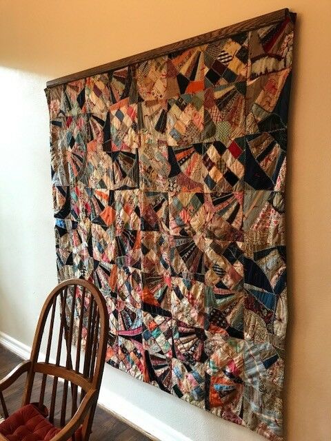 Up to 72” Compression Type Quilt Rack Tapestry Rug Hanger - Oak