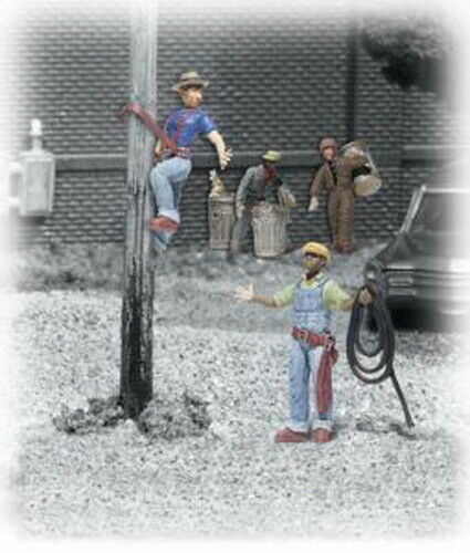 Woodland Scenics A2126 N Scenic Accents City Worker Figures (pack Of 6)