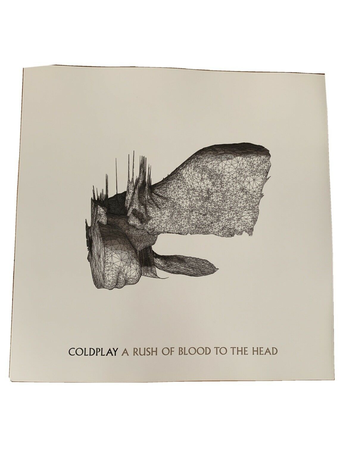 Coldplay - Promotional 12” X 12” Card (flat Poster - A Rush Of Blood To The Head