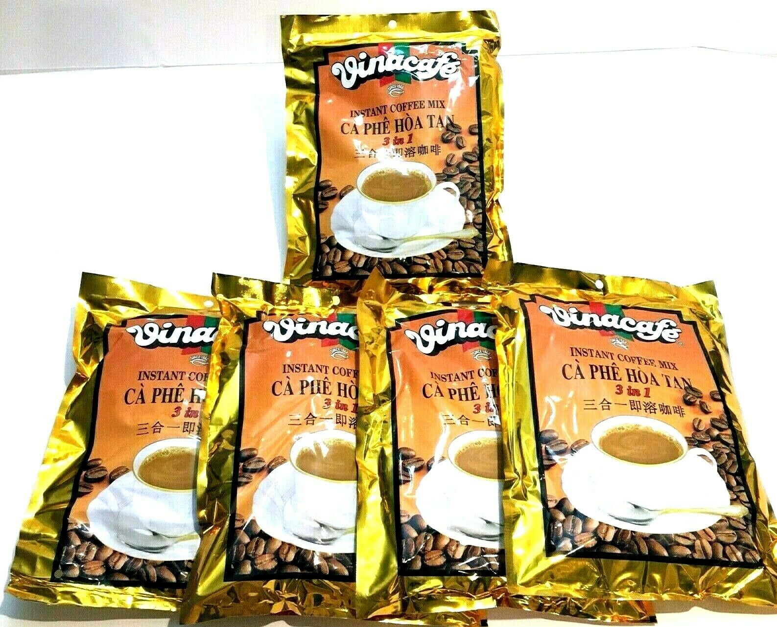 Vinacafe 3-in-1 Instant Vietnamese Coffee 20 Sachets X 20 G ( Pack Of 5 )