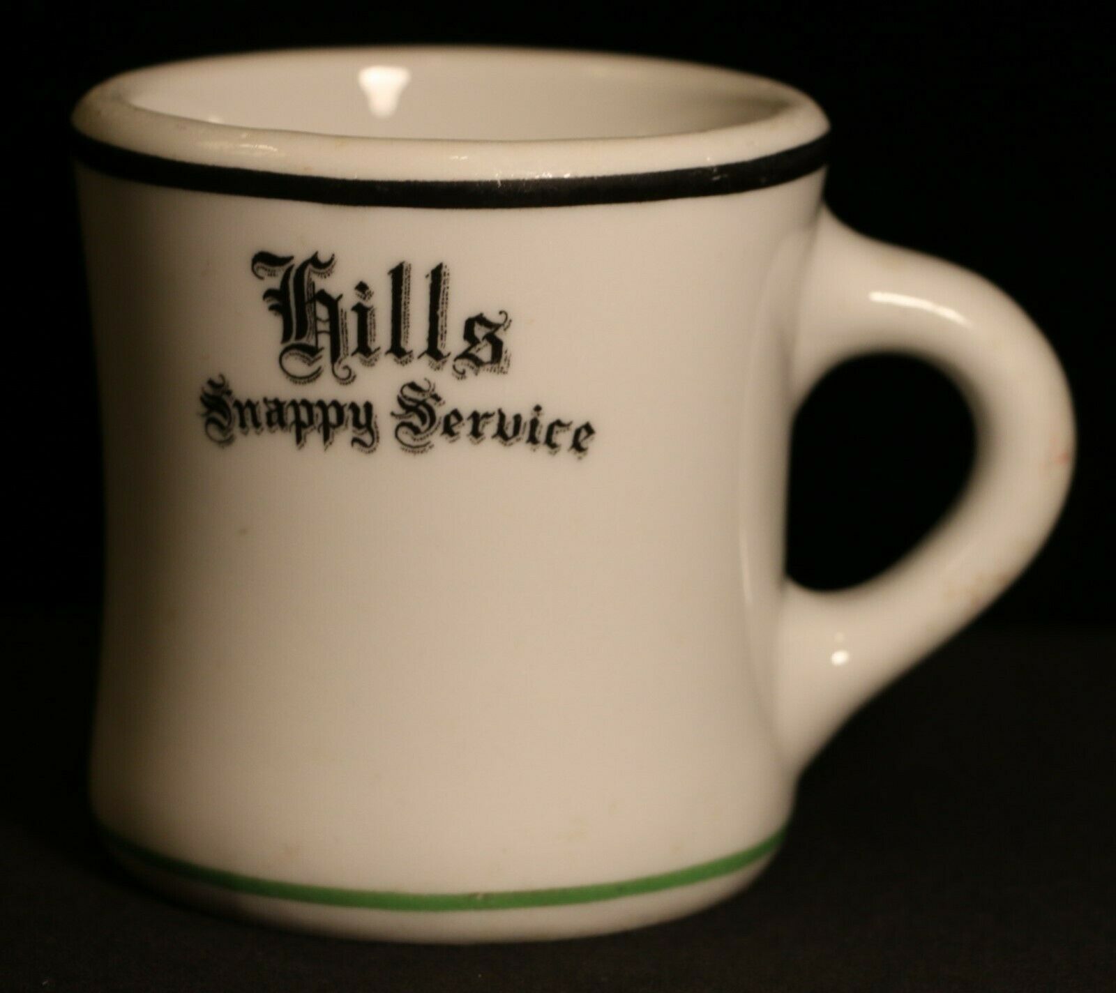 Vintage Hills Snappy Service Advertising Diner Coffee Mug - Restaurant Ware