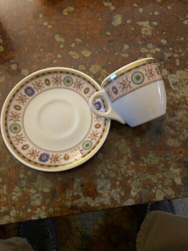Mayer China. Demitasse Cup & Saucer, New Yorker Hotel - Excellent