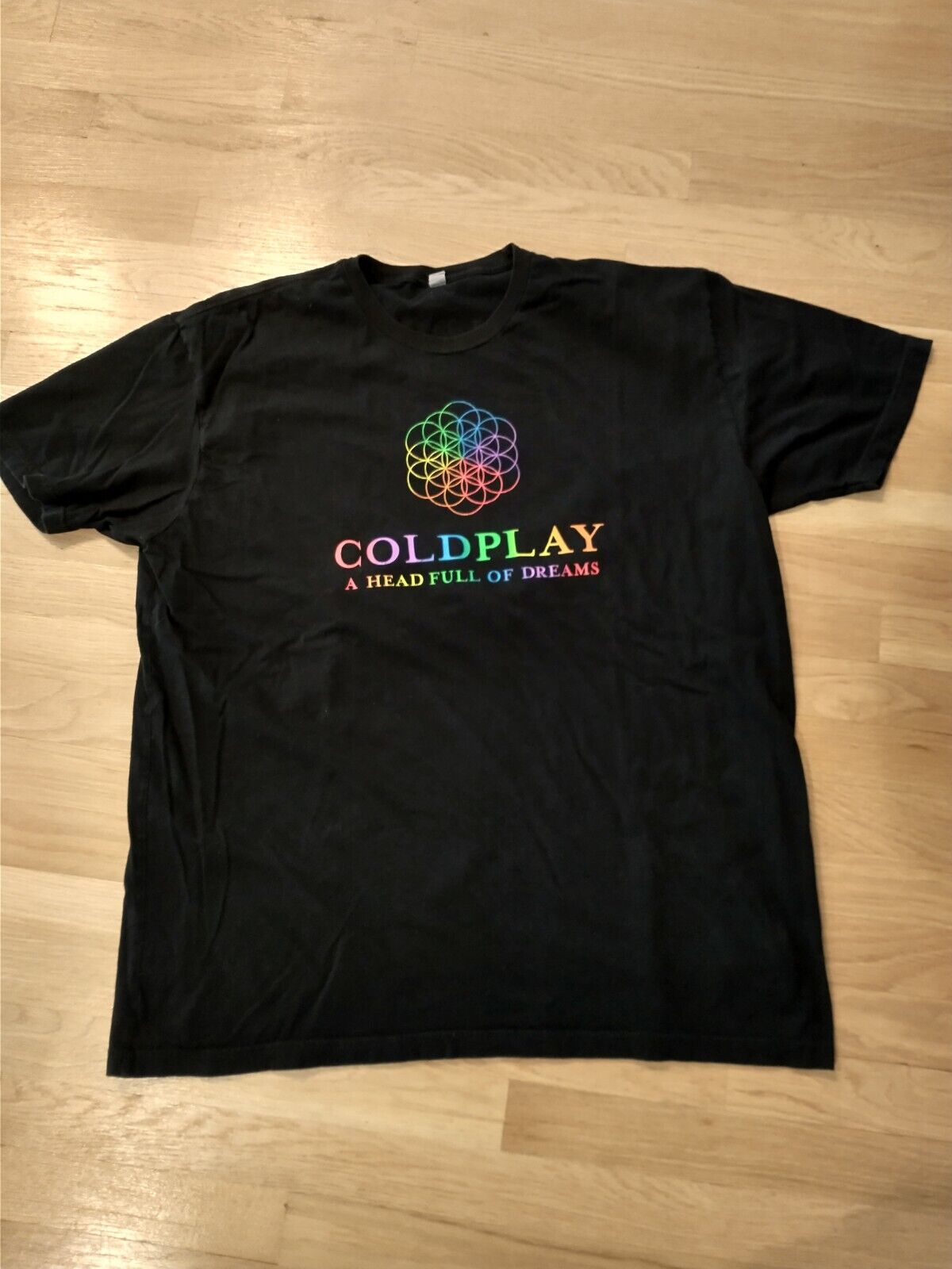 Coldplay Concert T-shirt World Tour 2016 - Men's Xxl