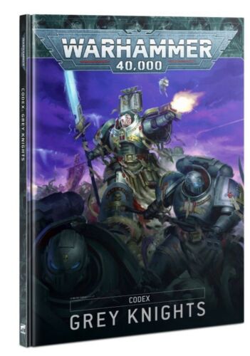 Warhammer 40k - Codex - Grey Knights Releases 08/14/2021 New