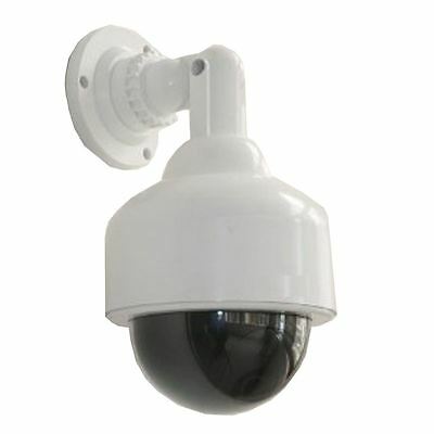 Dummy Fake Dome Security Camera Blinking Leds Flashing Light Cctv Surveillance