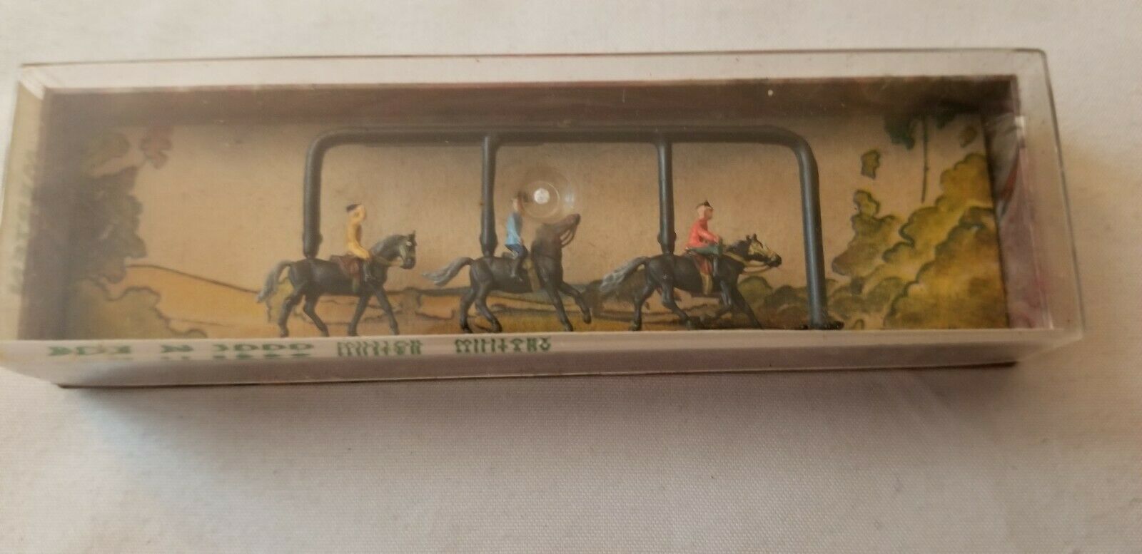 Rare Merten N Scale Military Cavalry 3 Figures On Horse Back # N 1009
