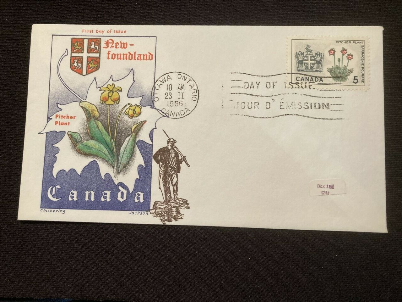 Canada FDC #427 Pitcher Plant 1966