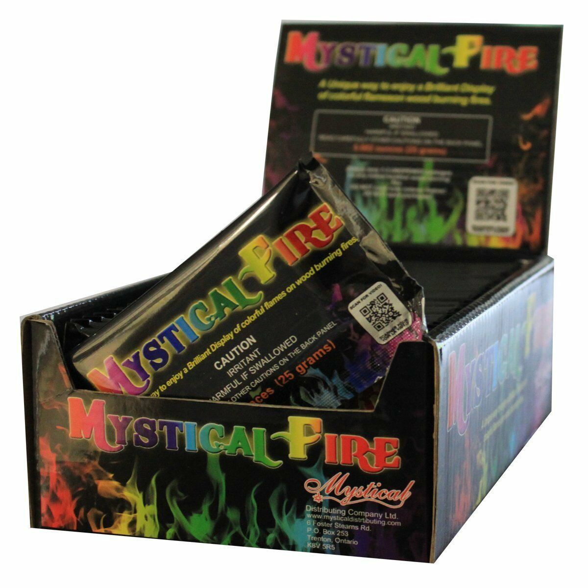 Mystical Fire Campfire Fireplace Colorant Packets (25 Pack, Mystical Fire)