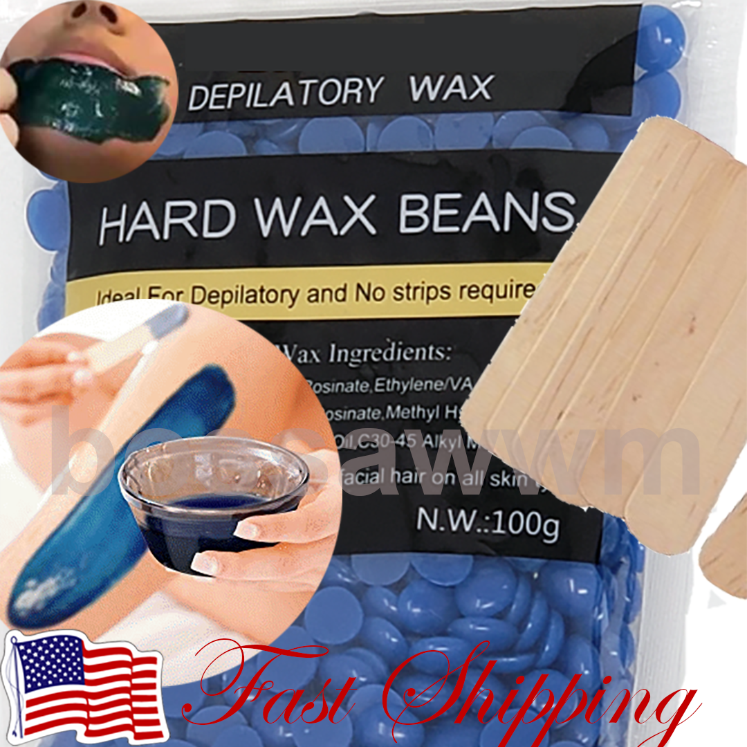 Hard Wax Beads Beans Chamomile Waxing Hair Removal Hot Film No Strip Us Seller
